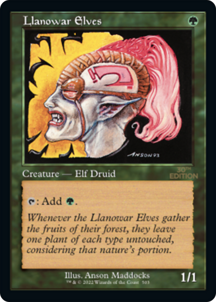 Llanowar Elves [30A-503]