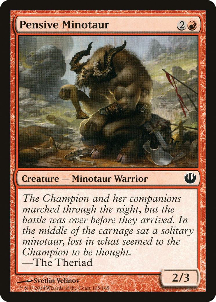 Pensive Minotaur [JOU-105]