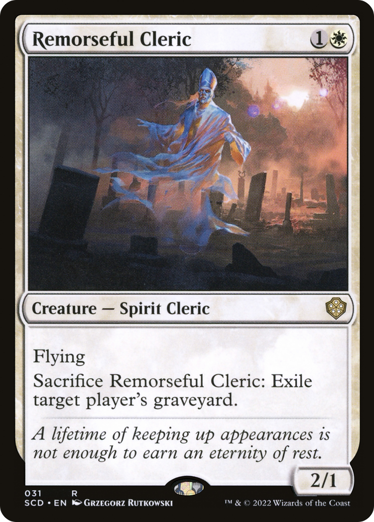 Remorseful Cleric [SCD-31]