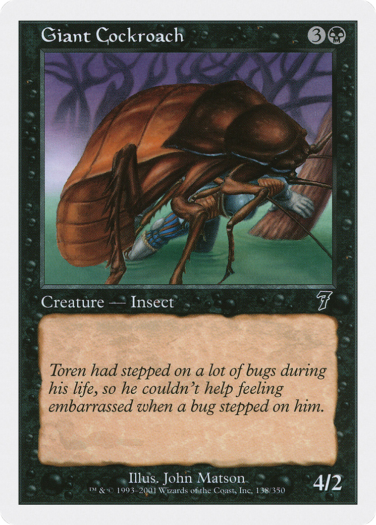 Giant Cockroach [7ED-138]