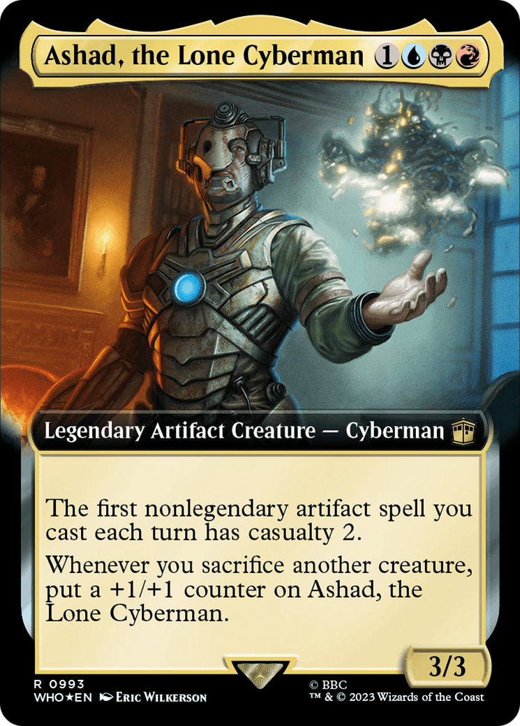 Ashad, the Lone Cyberman - Extended Art - Surge Foil [WHO-993]