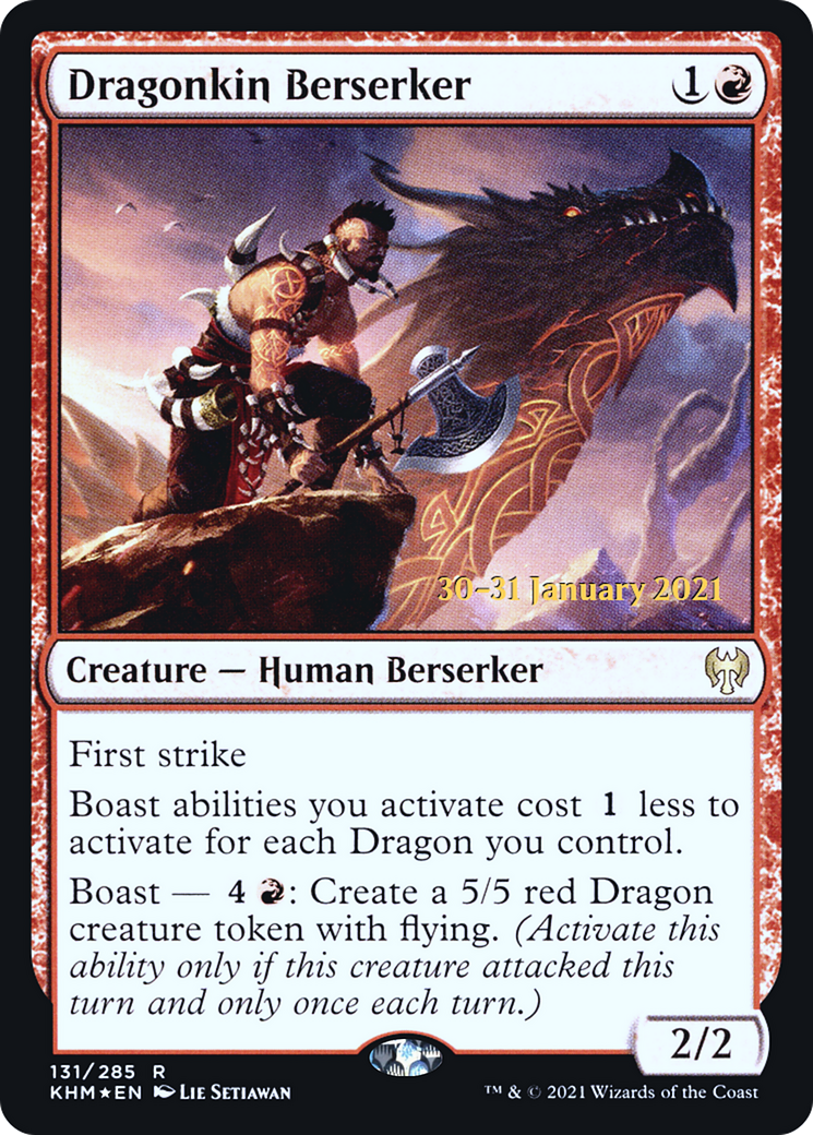 Dragonkin Berserker - Prerelease Promo [PKHM-131s]