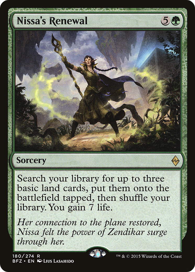 Nissa's Renewal [BFZ-180]