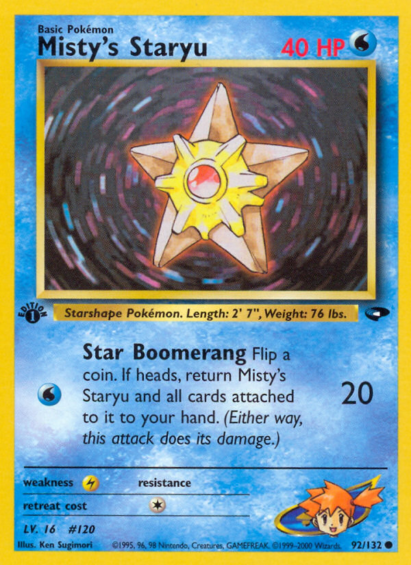 Misty's Staryu [GYM2-92]