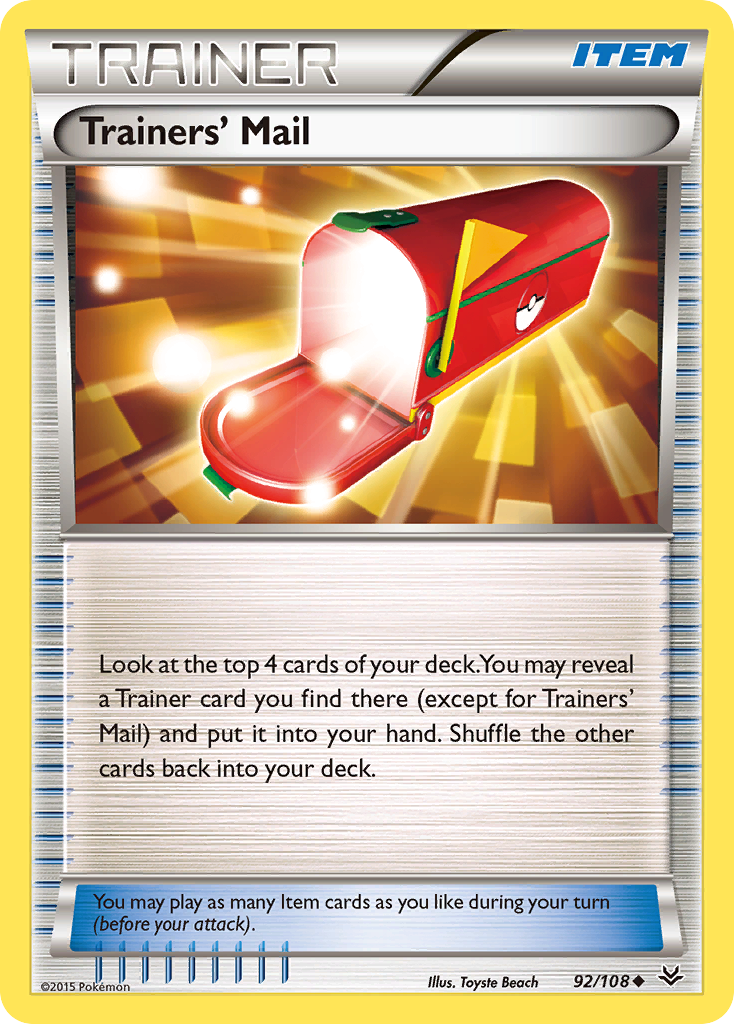 Trainers' Mail [XY6-92]