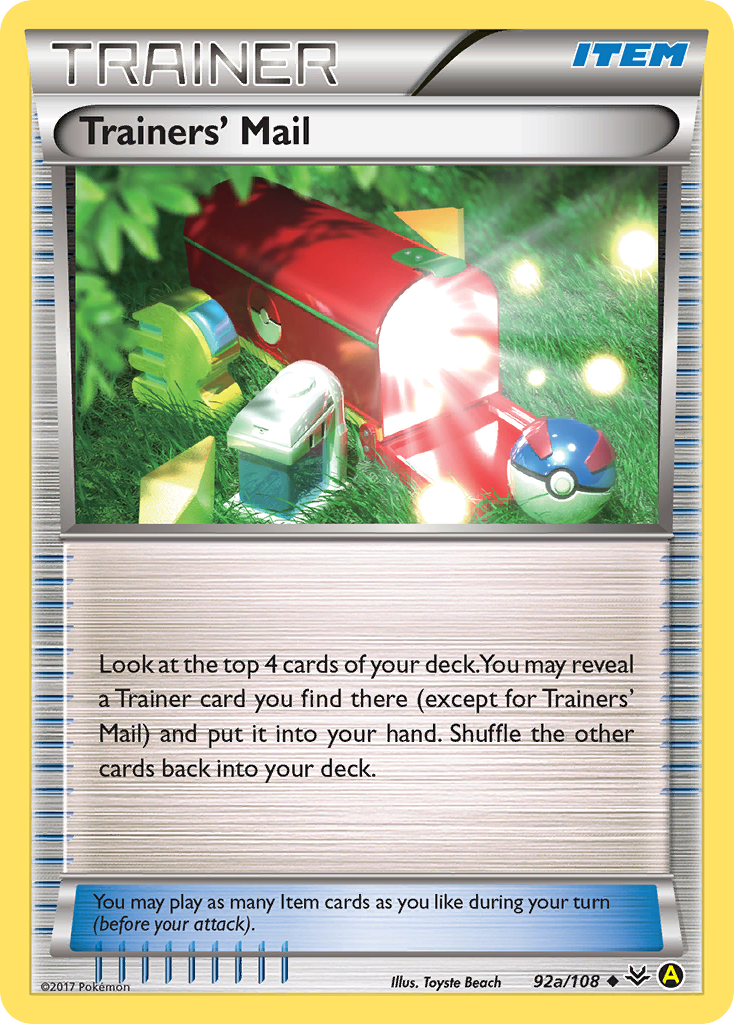 Trainers' Mail [XY6-92A]