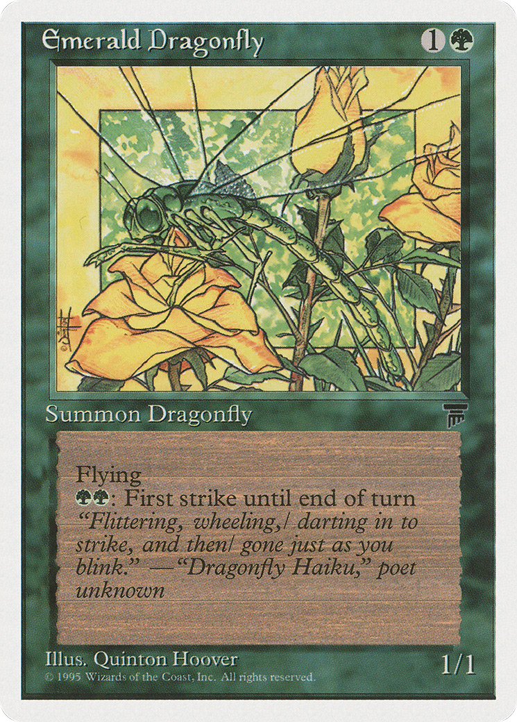 Emerald Dragonfly [CHR-63]