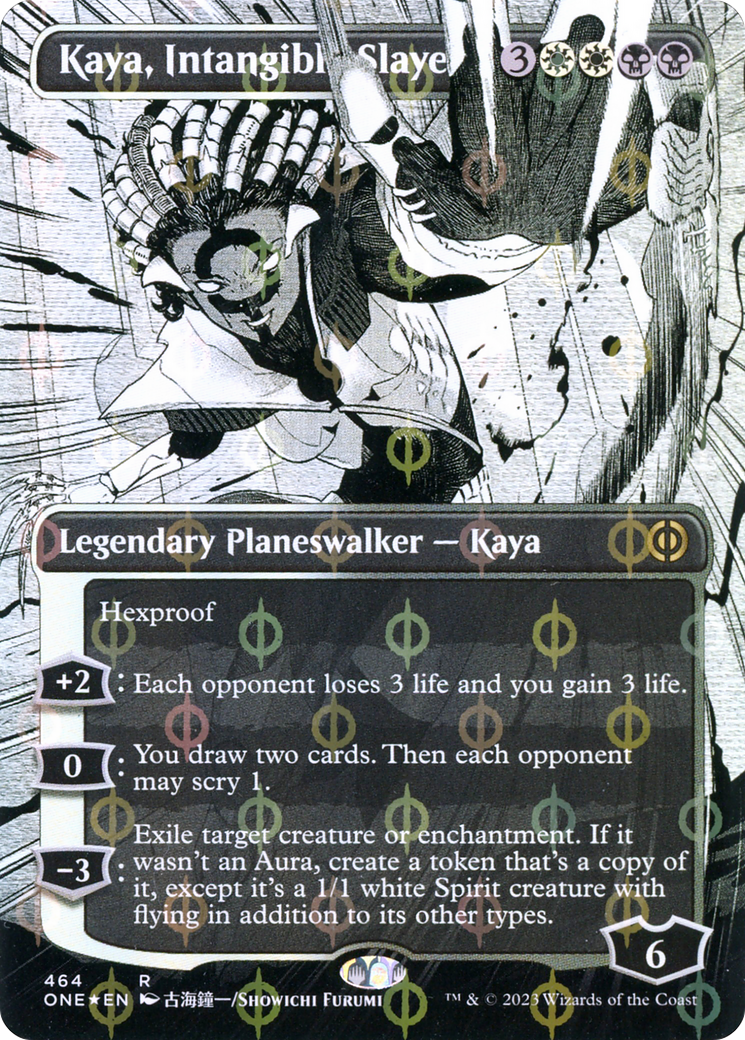 Kaya, Intangible Slayer - Borderless - Showcase - Compleat Foil [ONE-464]