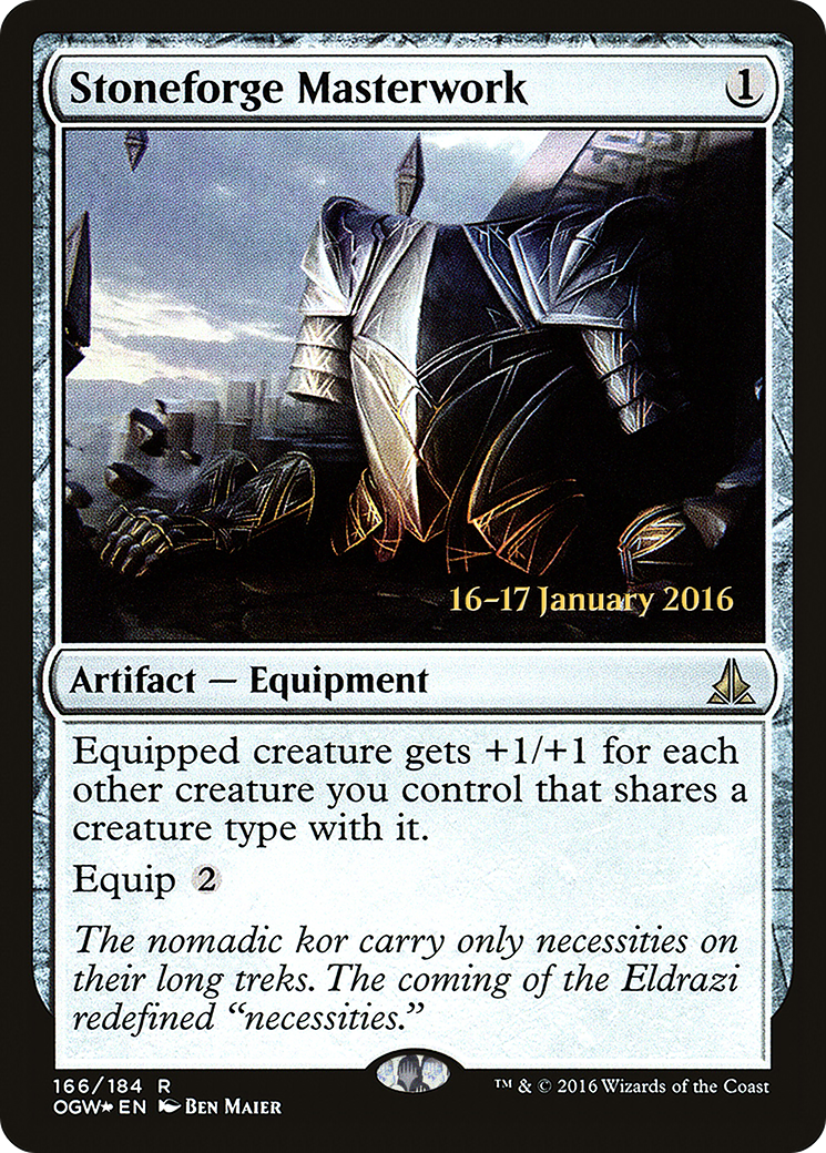 Stoneforge Masterwork - Prerelease Promo [POGW-166s]