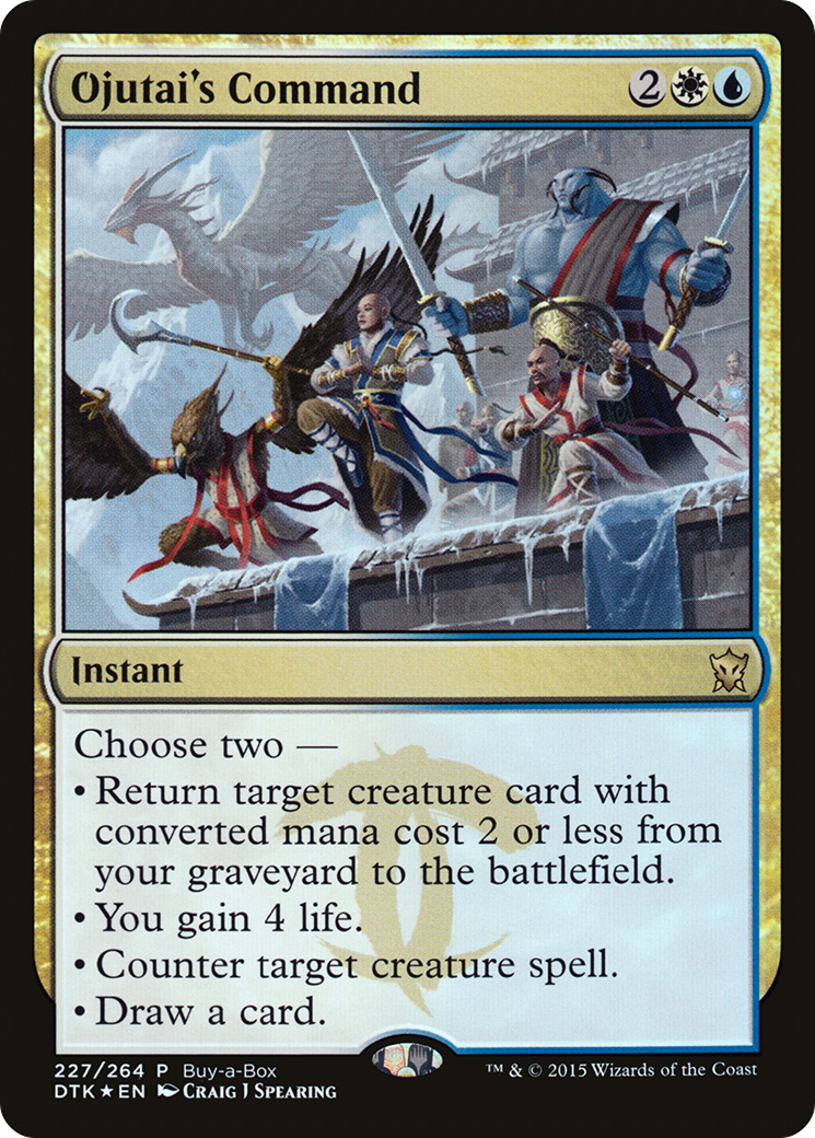 Ojutai's Command - Buy-a-Box Promo [PDTK-227]