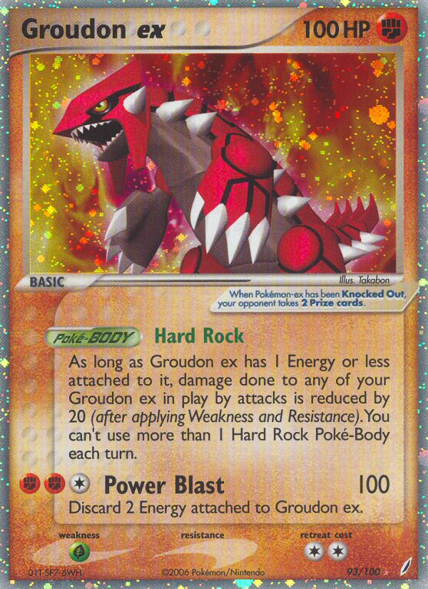 Groudon ex [EX14-93]