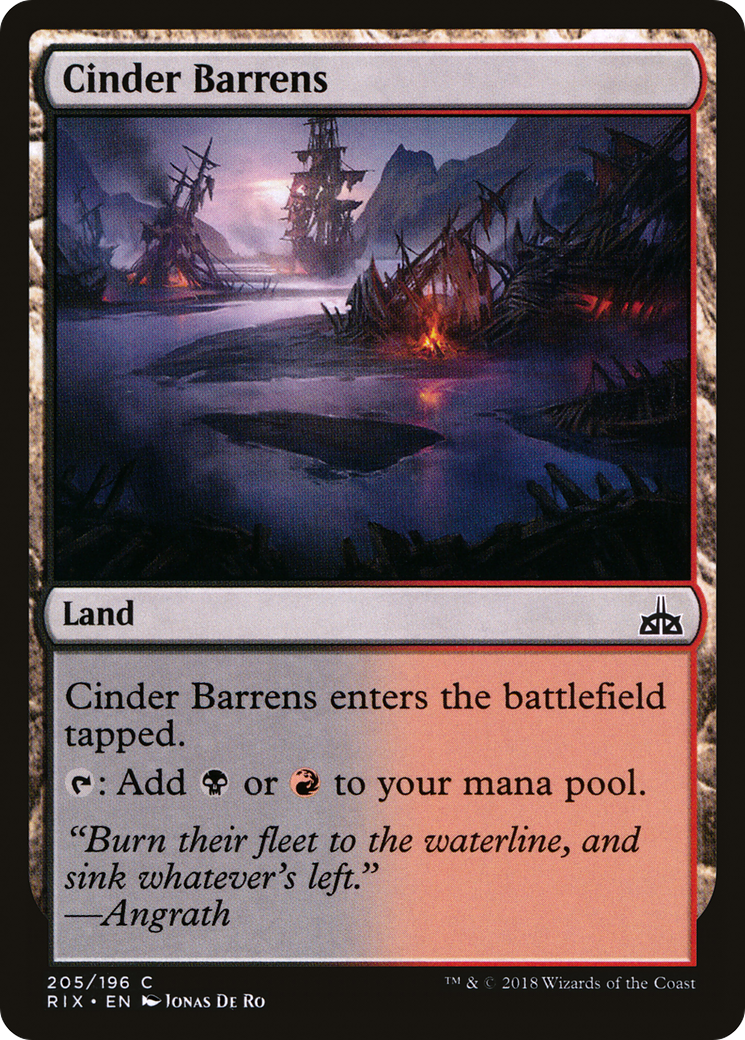 Cinder Barrens [RIX-205]