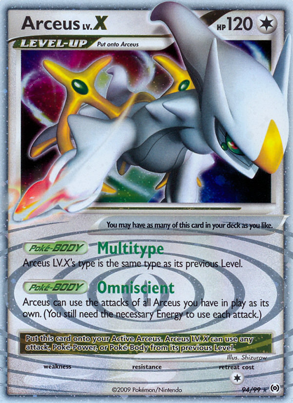 Arceus LV.X [PL4-94]