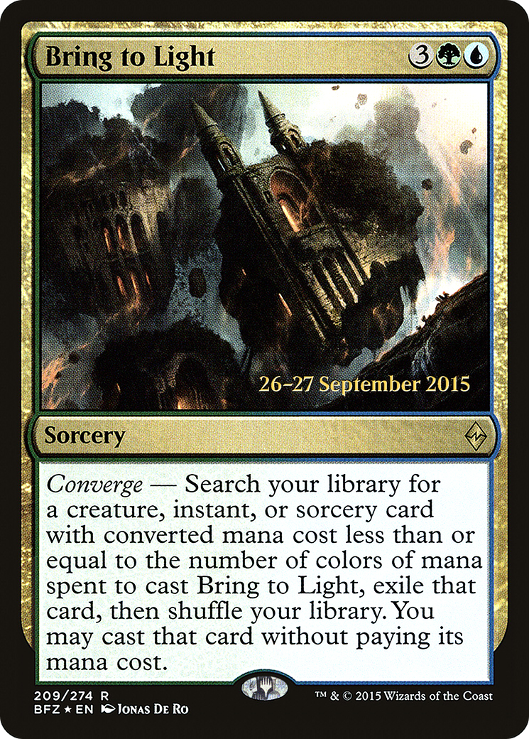 Bring to Light - Prerelease Promo [PBFZ-209s]