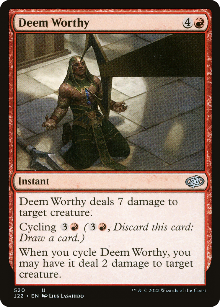 Deem Worthy [J22-520]