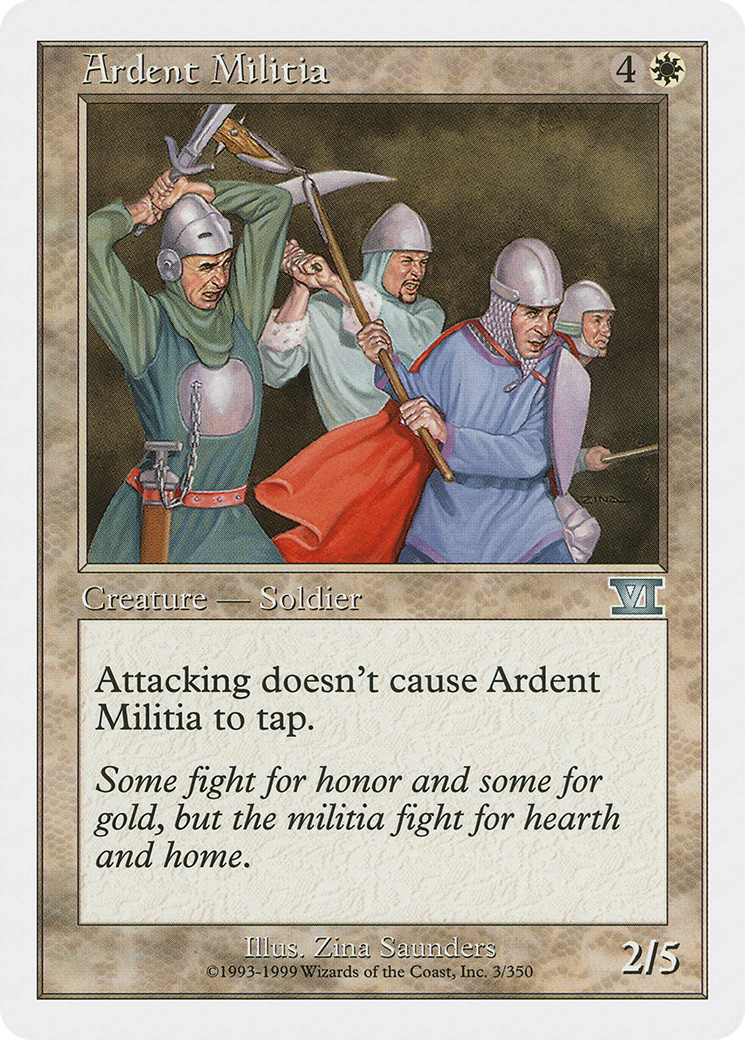 Ardent Militia [6ED-3]