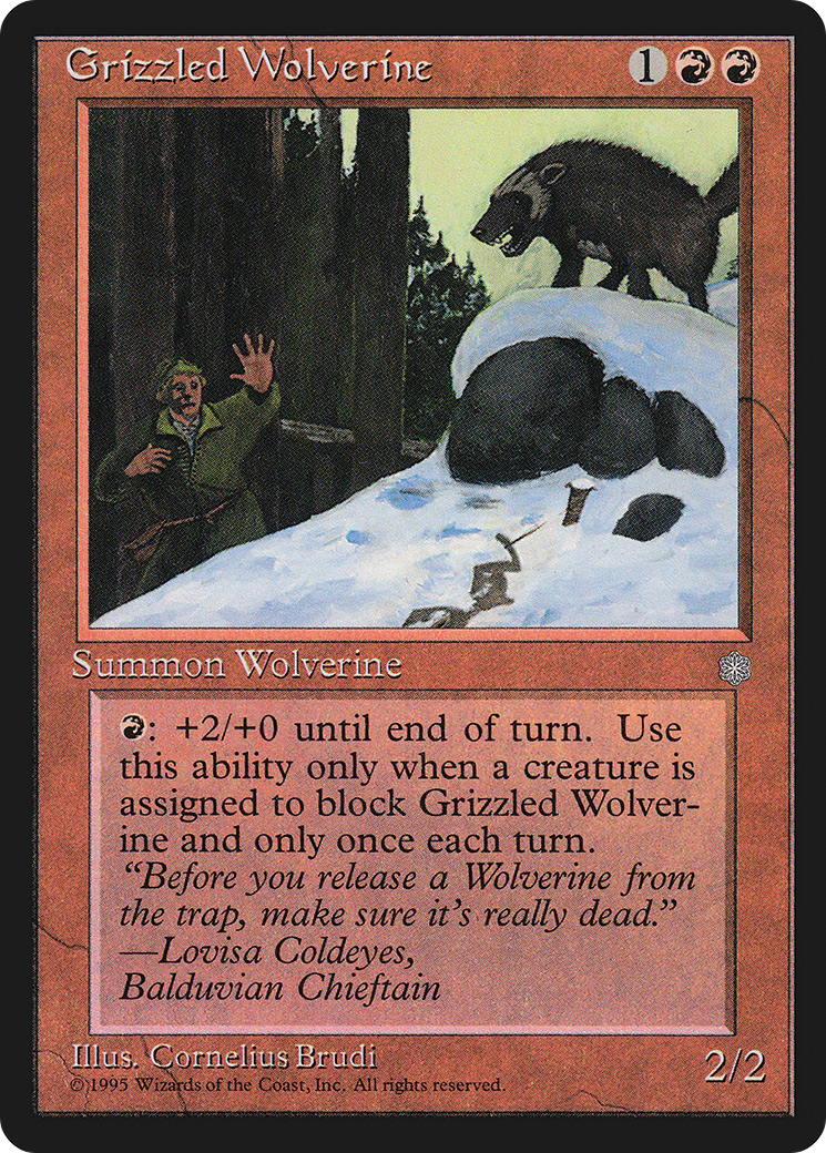 Grizzled Wolverine [ICE-192]