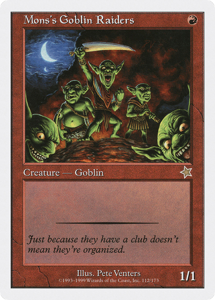 Mons's Goblin Raiders [S99-112]