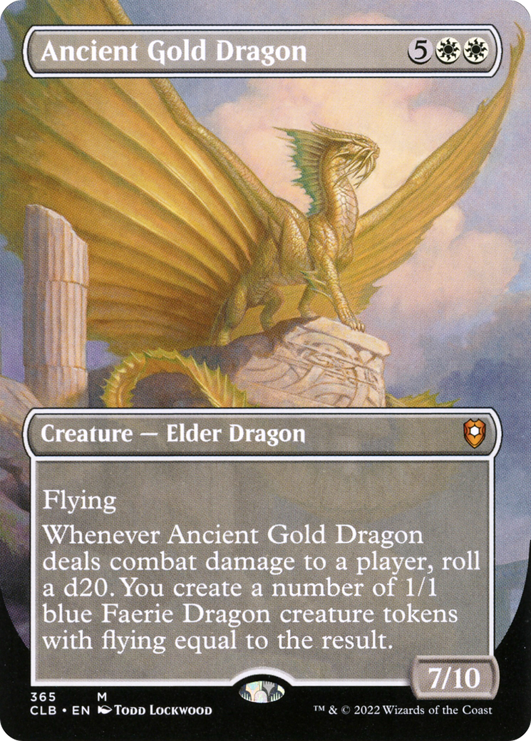 Ancient Gold Dragon - Borderless [CLB-365]