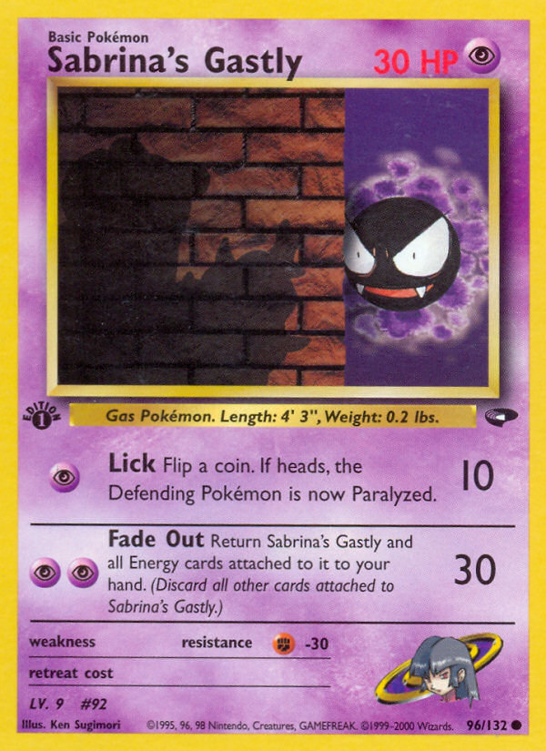 Sabrina's Gastly [GYM2-96]