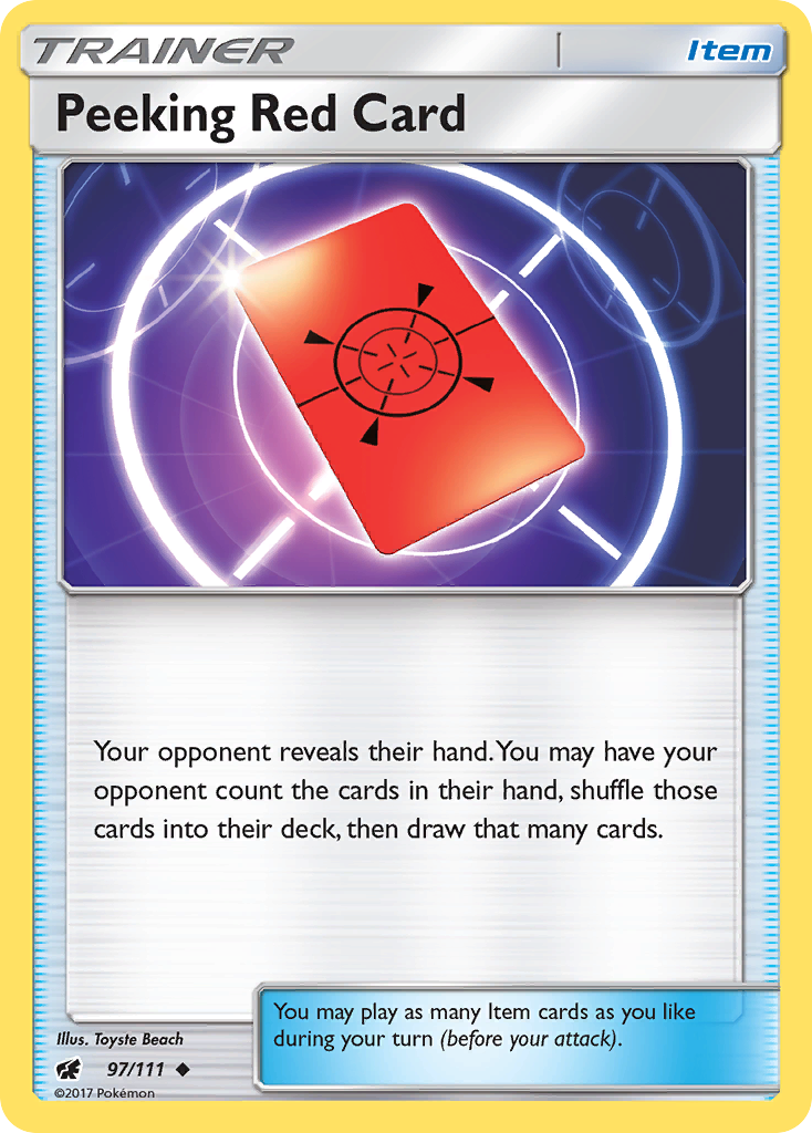 Peeking Red Card [SM4-97]