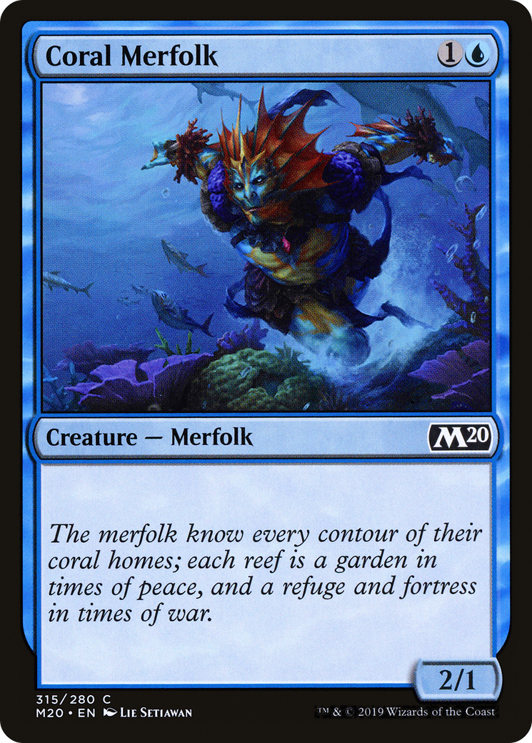 Coral Merfolk [M20-315]