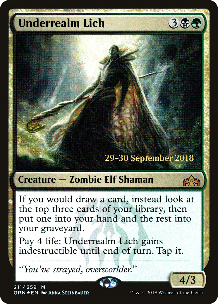 Underrealm Lich - Prerelease Promo [PGRN-211s]