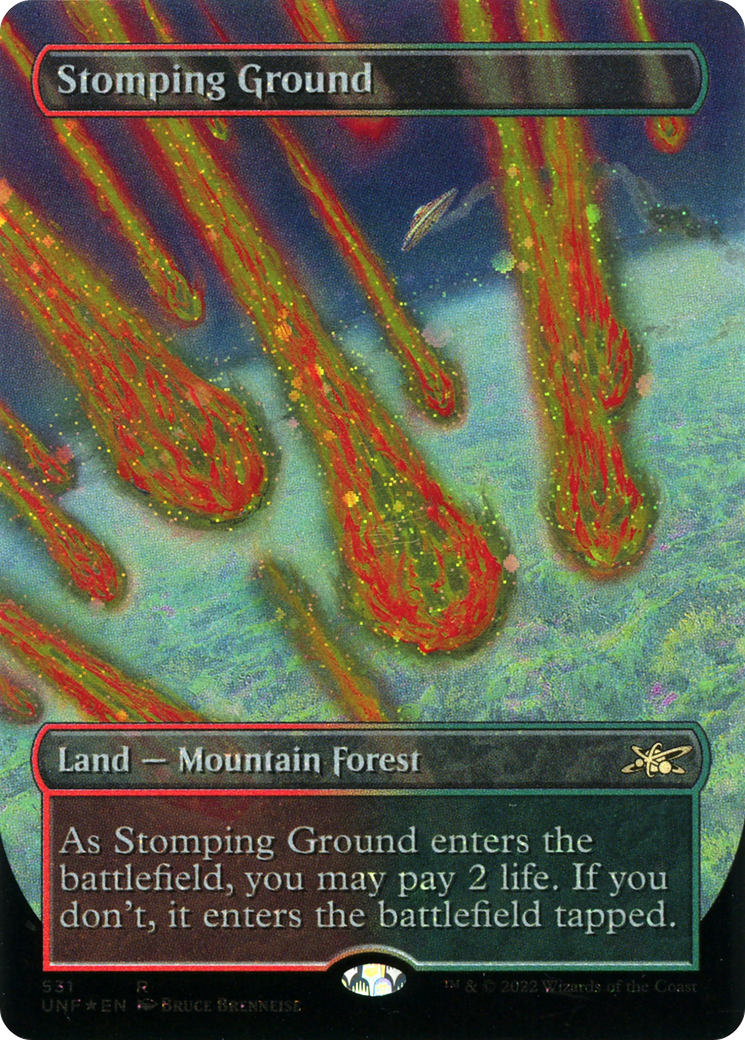 Stomping Ground - Borderless - Galaxy Foil - Full Art [UNF-531]