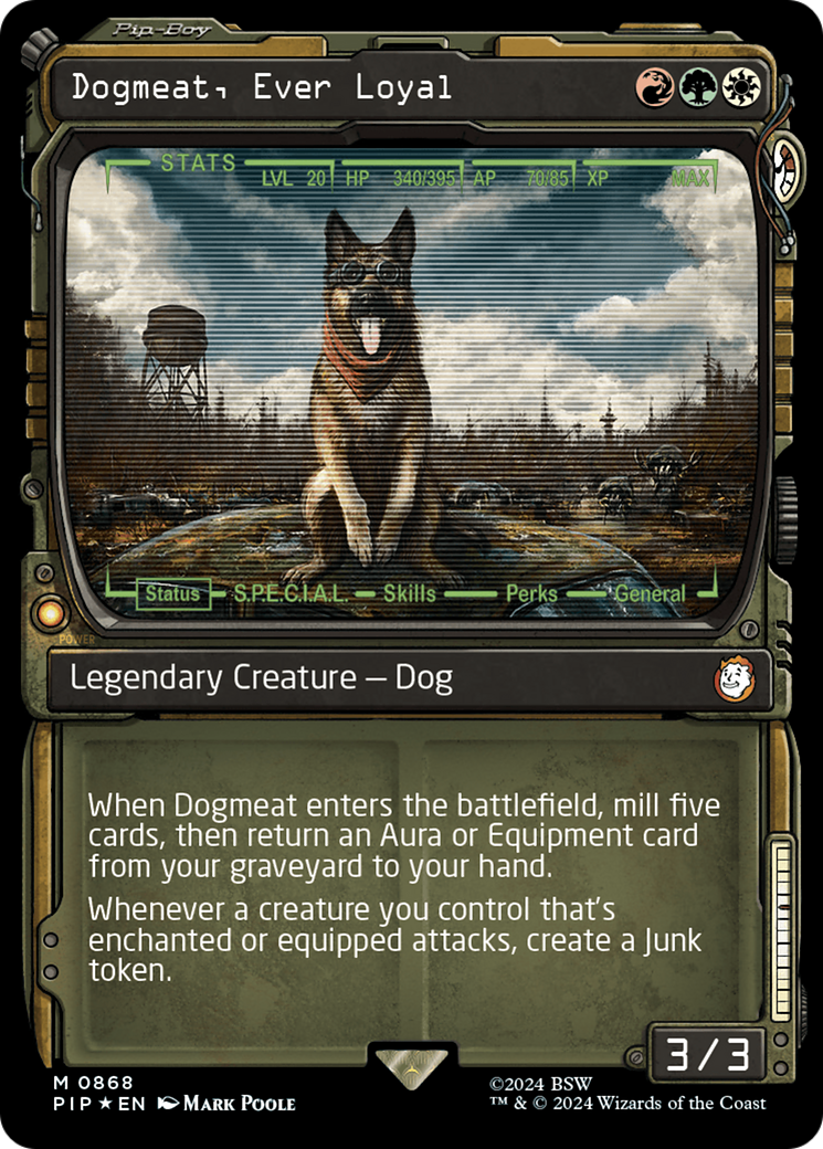 Dogmeat, Ever Loyal - Showcase - Surge Foil [PIP-868]