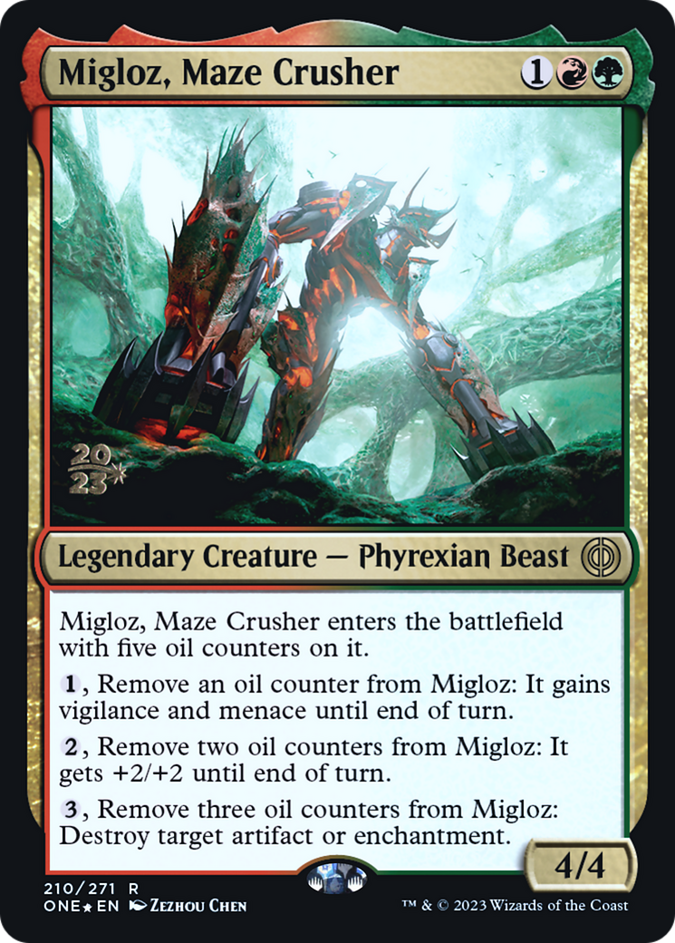 Migloz, Maze Crusher - Prerelease Promo [PONE-210s]