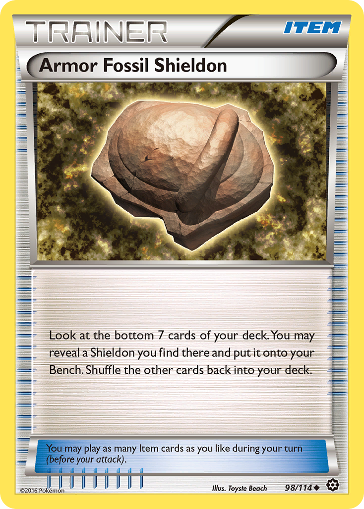 Armor Fossil Shieldon [XY11-98]