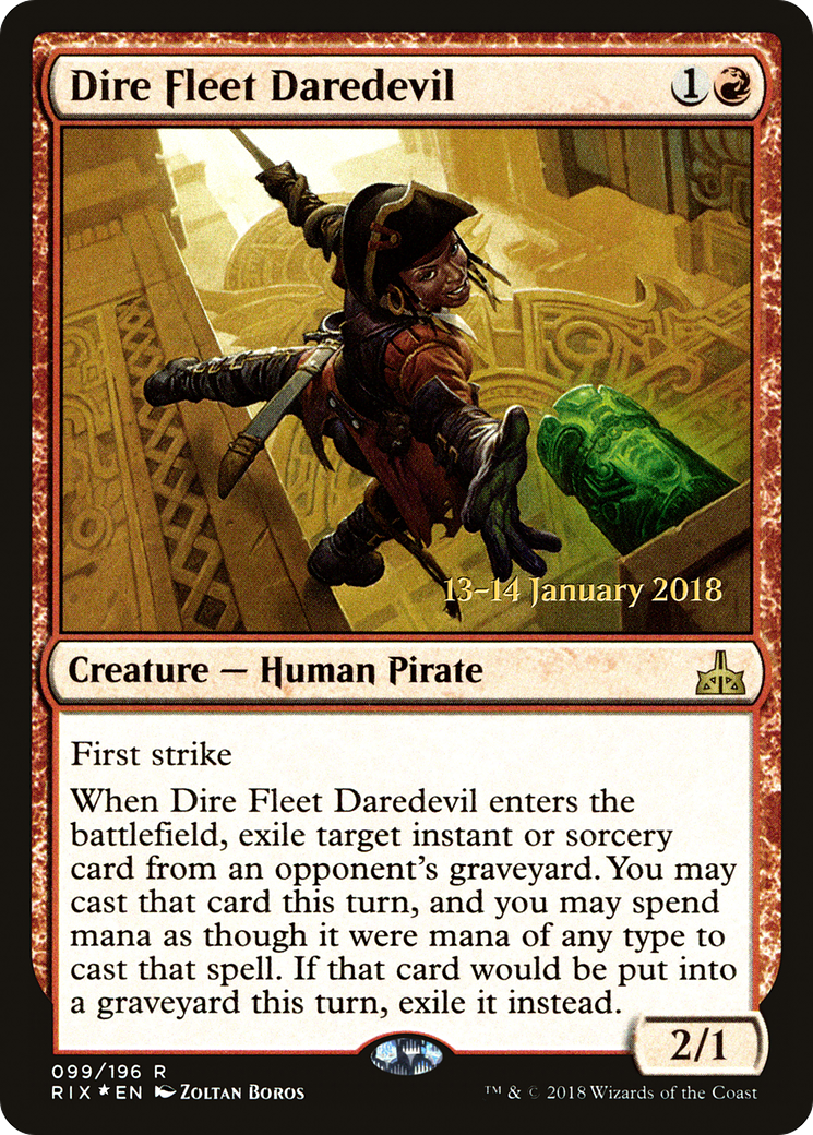 Dire Fleet Daredevil - Prerelease Promo [PRIX-99s]