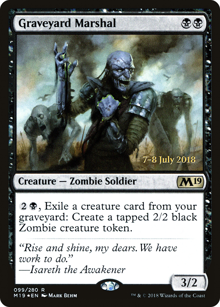 Graveyard Marshal - Prerelease Promo [PM19-99s]