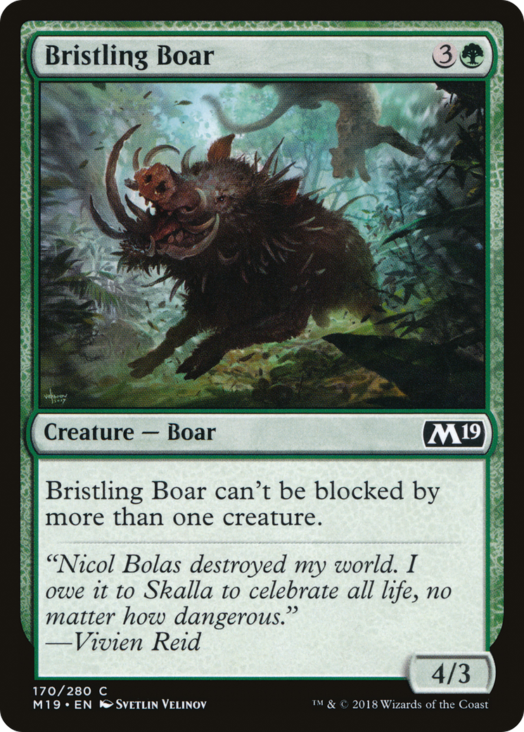 Bristling Boar [M19-170]