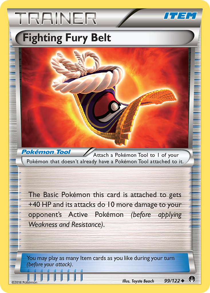 Fighting Fury Belt [XY9-99]