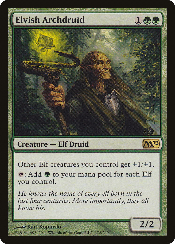 Elvish Archdruid [M12-172]