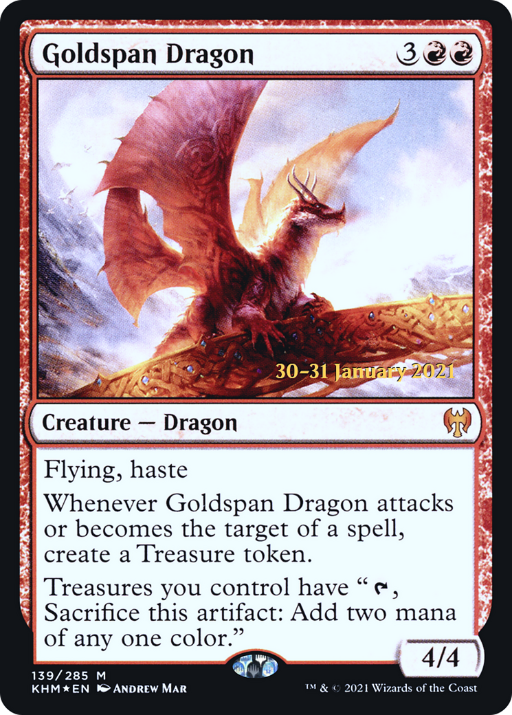 Goldspan Dragon - Prerelease Promo [PKHM-139s]