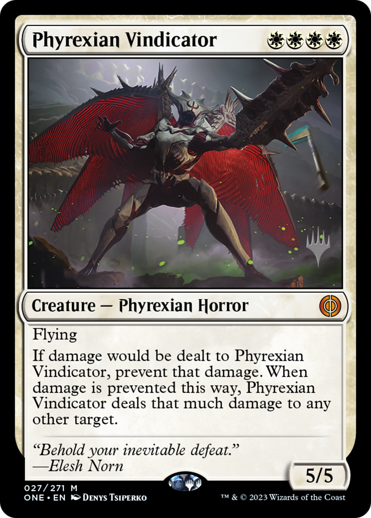 Phyrexian Vindicator - Promo Pack [PONE-27p]