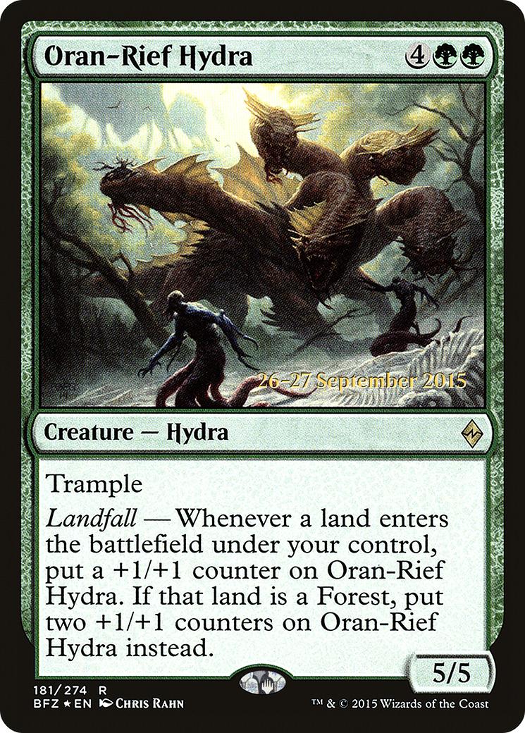 Oran-Rief Hydra - Prerelease Promo [PBFZ-181s]