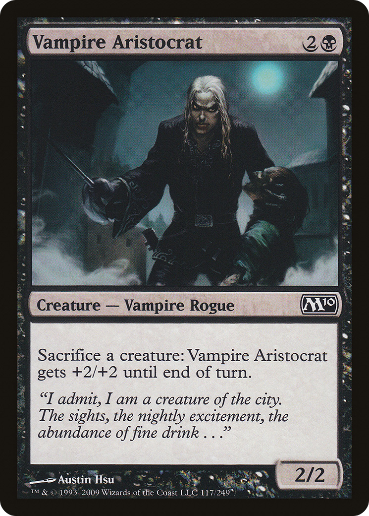 Aristocrate vampire [M10-117]