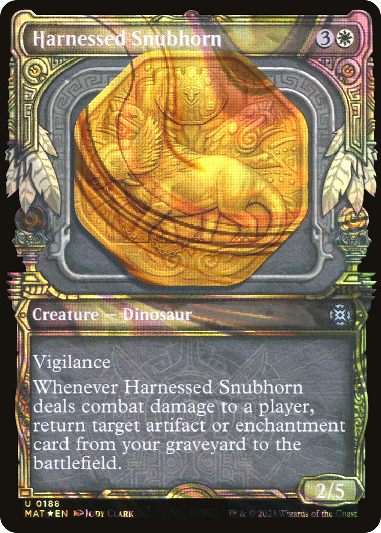 Harnessed Snubhorn - Showcase - Halo Foil [MAT-188]