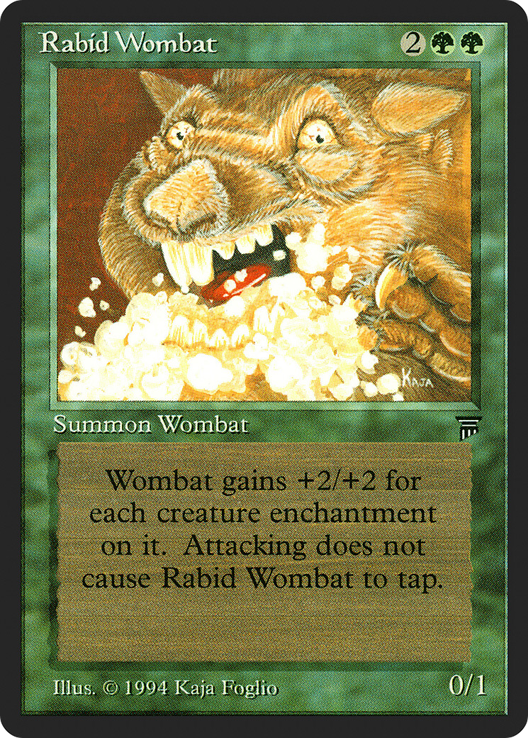 Rabid Wombat [LEG-198]