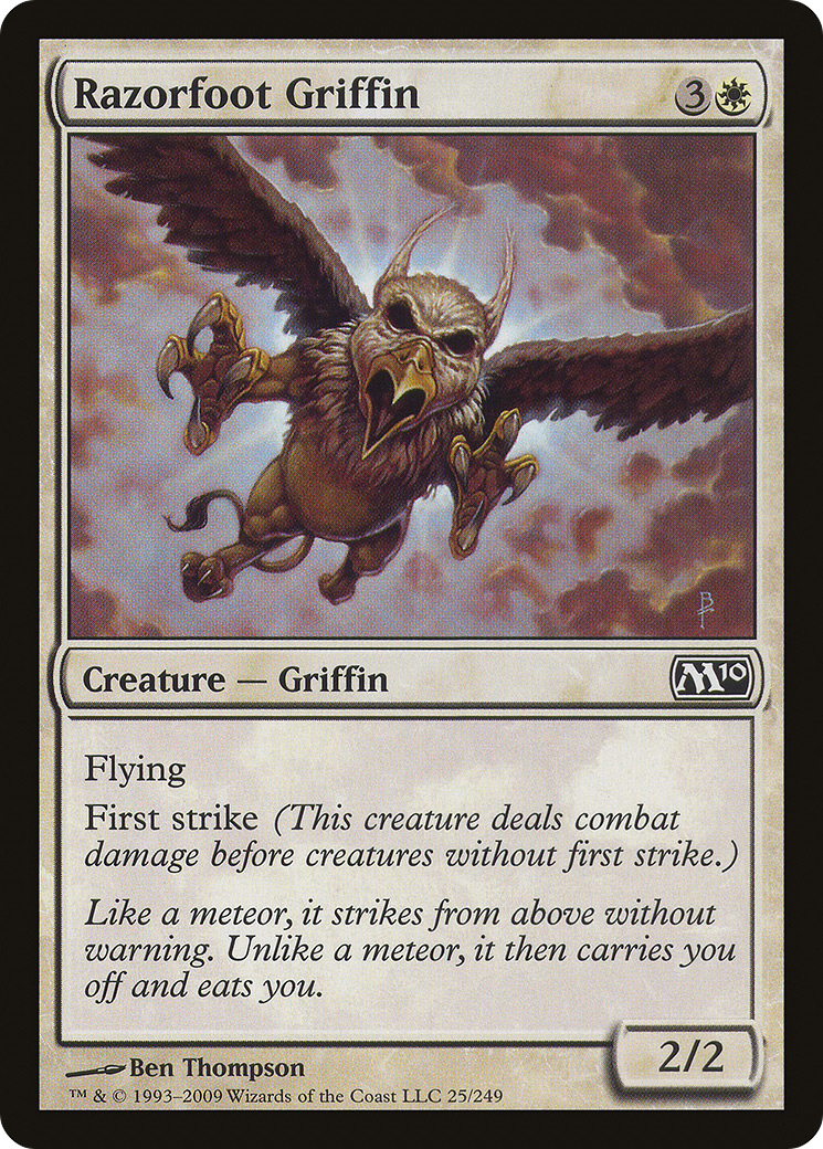 Griffon aux pieds-rasoirs [M10-25]