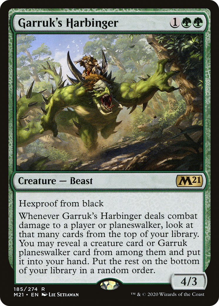 Garruk's Harbinger [M21-185]