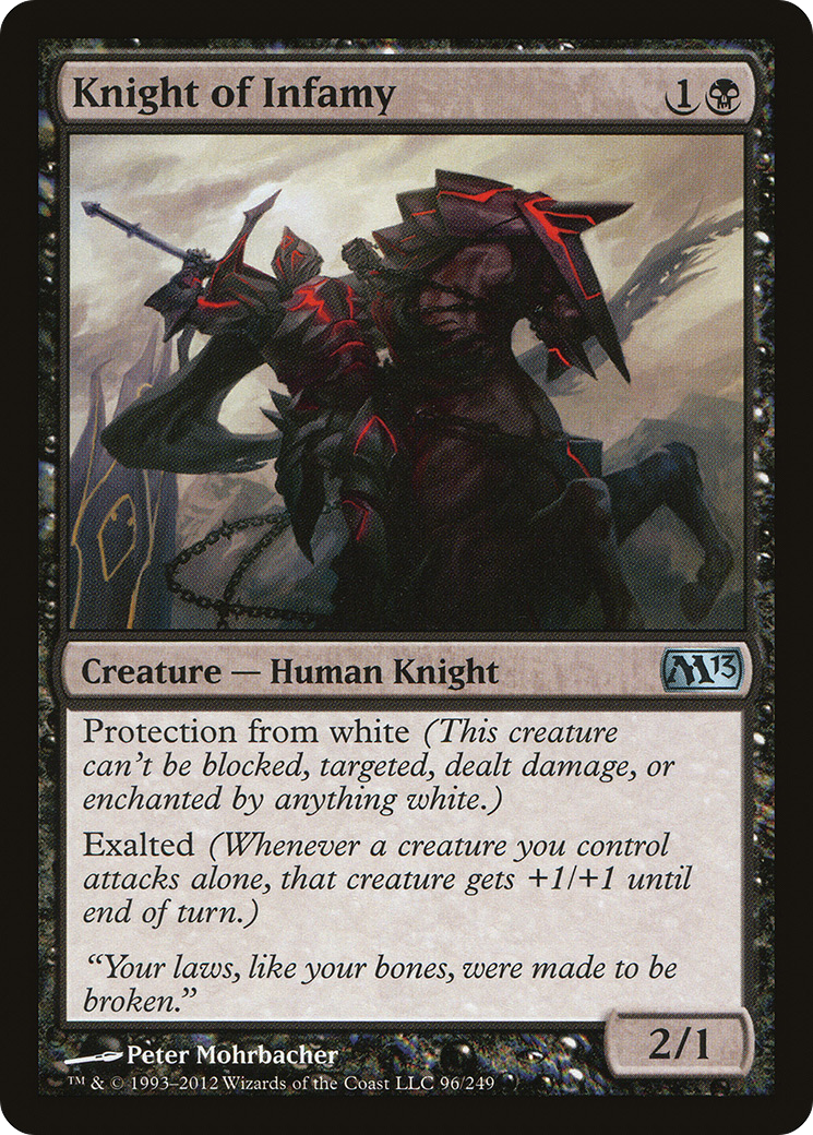 Knight of Infamy [M13-96]