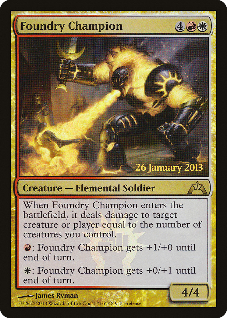 Foundry Champion - Prerelease Promo [PGTC-165★]