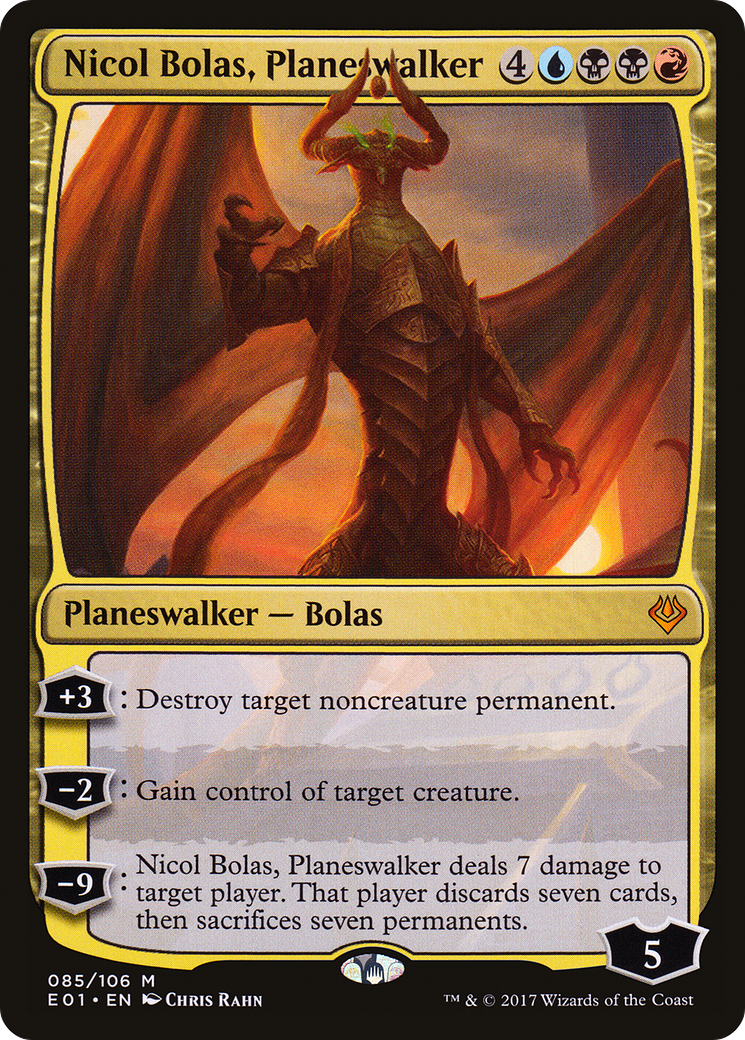 Nicol Bolas, Planeswalker [E01-85]