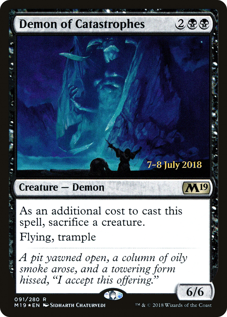 Demon of Catastrophes - Prerelease Promo [PM19-91s]