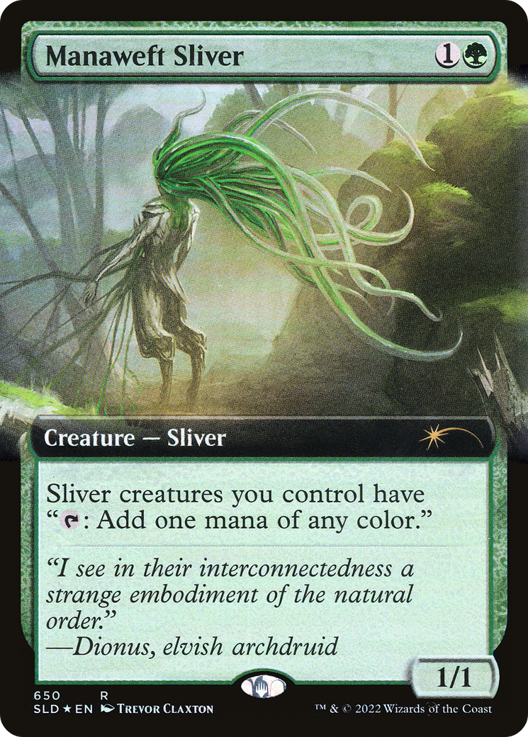 Manaweft Sliver - Extended Art [SLD-650]