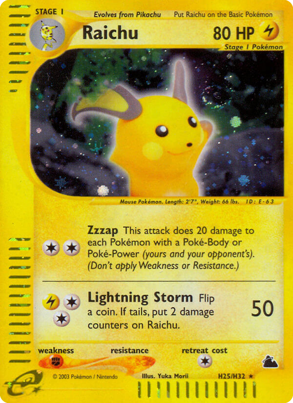 Raichu [ECARD3-H25]